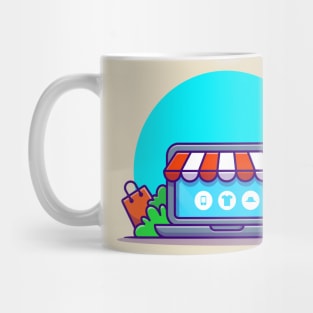 Online Shop Website Mug